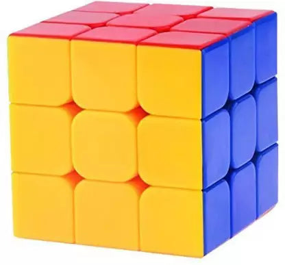 3X3X3 SPEED CUBE HIGH STAYBILITY STICKER LESS SMOOTH SWING FOR FASTER MOVEMENT (1 Pieces)