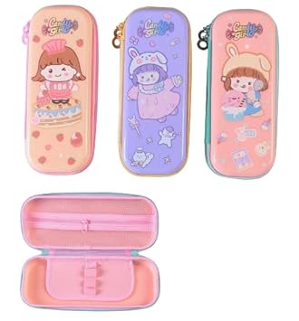 CANDY GIRL Pouch for Girls, Stylish Pencil Case for Girls