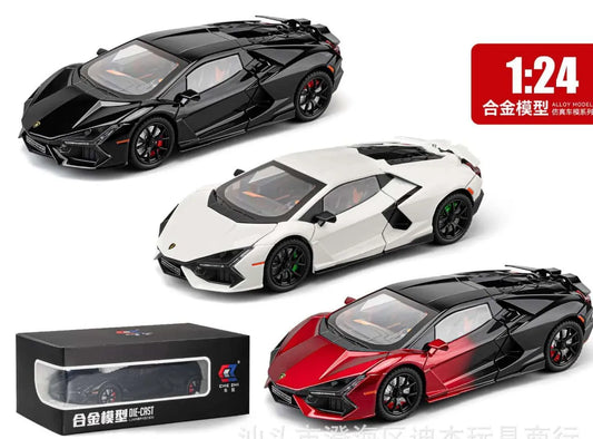 Lamborghini Revuelto  1:24 Die-Cast Metal Collectible Car with Opening Doors and Bonnet