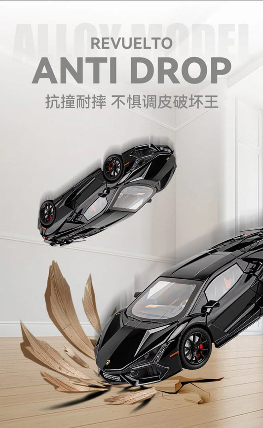 Lamborghini Revuelto  1:24 Die-Cast Metal Collectible Car with Opening Doors and Bonnet