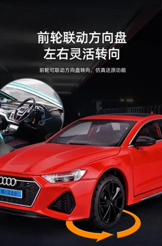 AUDI RS7 1:24 Die-Cast Metal Collectible Car with Opening Doors and Bonnet