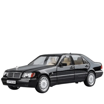 MERCEDES-BENZ W140 320SEL  1:24 Die-Cast Metal Collectible Car with Opening Doors and Bonnet