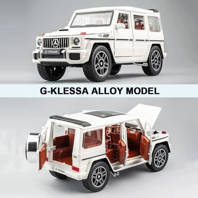 MERCEDES BENZ G-Class 1:24 Die-Cast Metal Collectible Car with Opening Doors and Bonnet