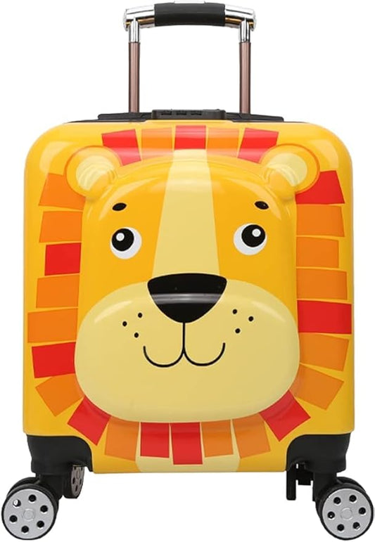 3D Cartoon Kid's Trolley ,18 Inch Non-Breakable Kids Travel Luggage