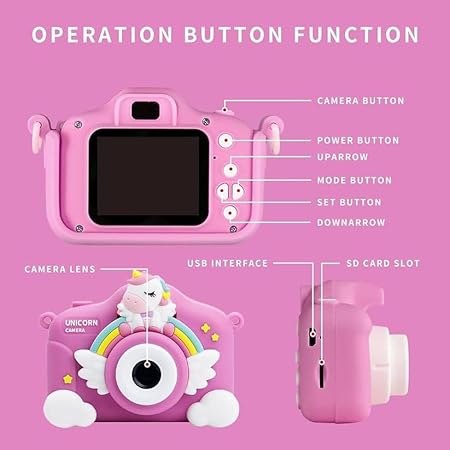 Camera For Girls Boys,1080P And,Recording,40MP,Unicorn 32 GB