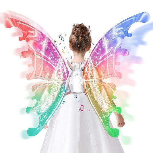 Electric Fairy Wings for Girls,Moving Butterfly Wings,Halloween,Costume Princess Cosplay