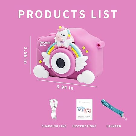 Camera For Girls Boys,1080P And,Recording,40MP,Unicorn 32 GB