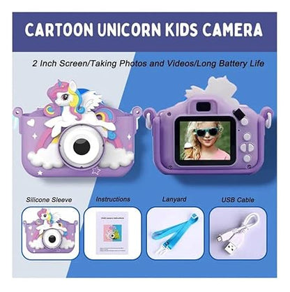 Camera For Girls Boys,1080P And,Recording,40MP,Unicorn 32 GB