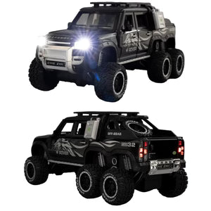 LAND ROVER DEFENDER 1:24 Die-Cast Metal Collectible Car with Opening Doors and Bonnet