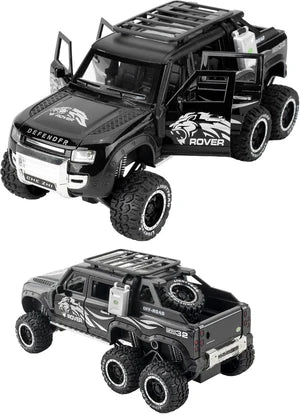 LAND ROVER DEFENDER 1:24 Die-Cast Metal Collectible Car with Opening Doors and Bonnet