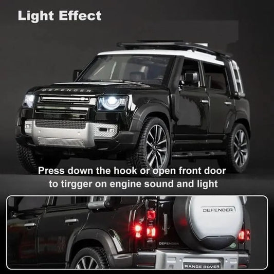 Land Rover Defender diecast model car 1:32 scel