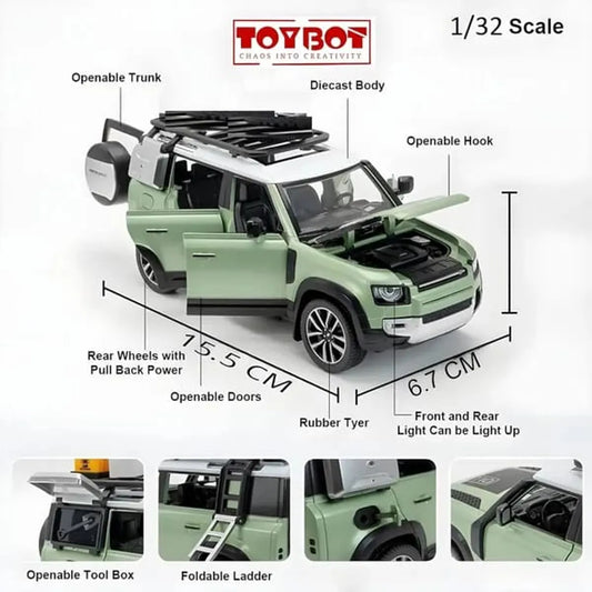 Land Rover Defender diecast model car 1:32 scel