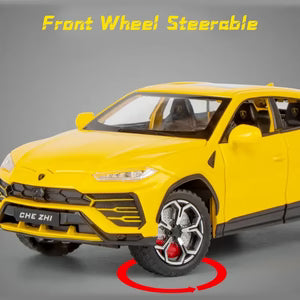 LAMBORGHINI URUS 1:24 Die-Cast Metal Collectible Car with Opening Doors and Bonnet