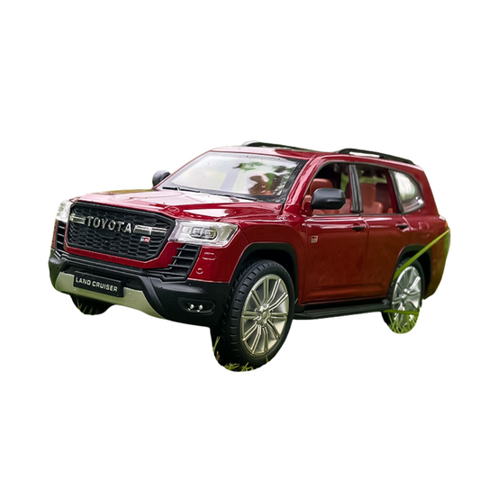 Land Cruiser SUV 1:18 Die-Cast Metal Collectible Car with Opening Doors and Bonnet