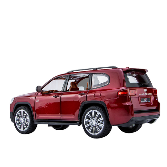 Land Cruiser SUV 1:18 Die-Cast Metal Collectible Car with Opening Doors and Bonnet
