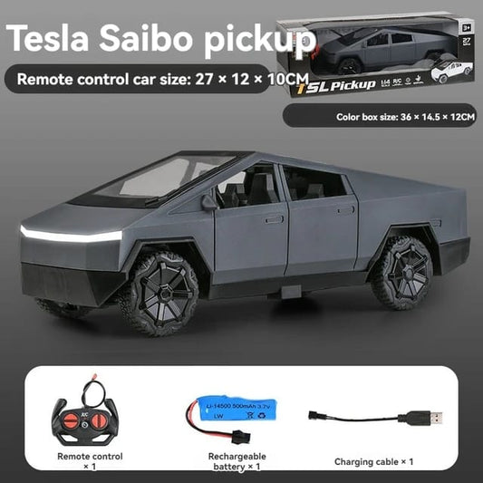 Tesla Cybertruck Remote Control Car Toy, Long Distance Control with 3 Modes
