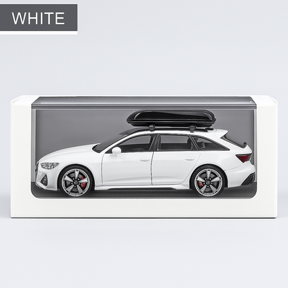 1:24 Sports Car Collectible Model with Roof Box