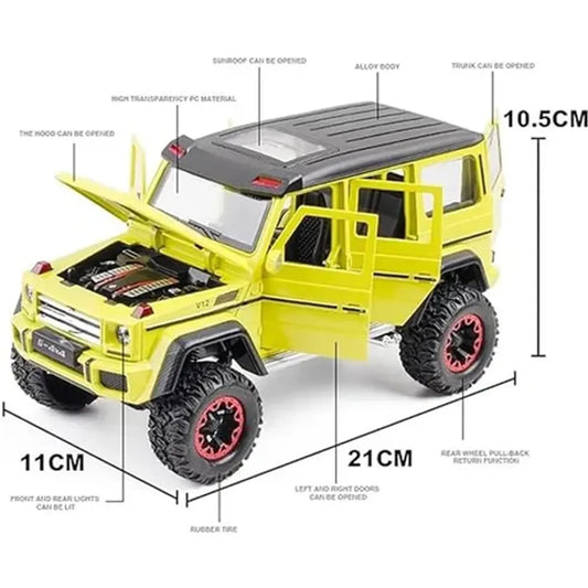 MERCEDES AMG G500 1:24 Die-Cast Metal Collectible Car with Opening Doors and Bonnet