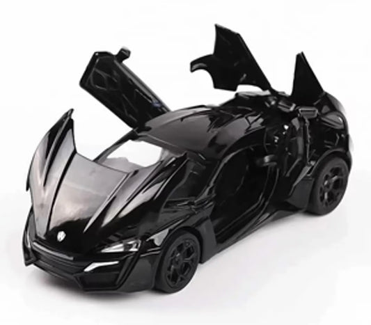 Lycan Hyper Sport Size 1:24 Die-Cast Metal Collectible Car with Opening Doors and Bonnet