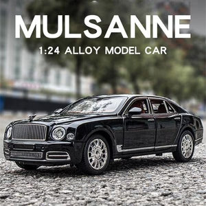 BENTLEY MULSANNE 1:24 Die-Cast Metal Collectible Car with Opening Doors and Bonnet