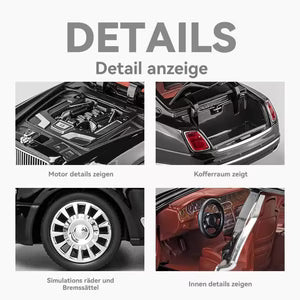 BENTLEY MULSANNE 1:24 Die-Cast Metal Collectible Car with Opening Doors and Bonnet
