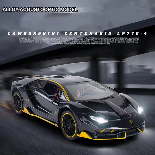 Lamborghini Centenario Size 1:24 Die-Cast Metal Collectible Car with Opening Doors and Bonnet