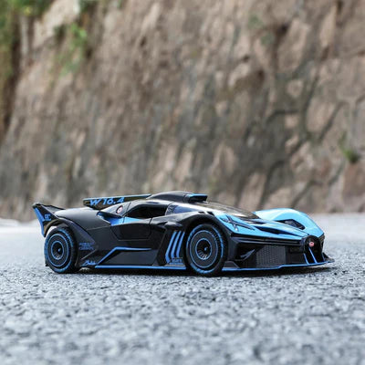 BUGATTI BOLIDE 1:24 Die-Cast Metal Collectible Car with Opening Doors and Bonnet