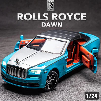 ROLLS-ROYCE CONVERTIBLE SUPER SPORTS 1:24 Die-Cast Metal Collectible Car with Opening Doors and Bonnet