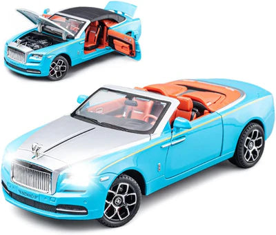 ROLLS-ROYCE CONVERTIBLE SUPER SPORTS 1:24 Die-Cast Metal Collectible Car with Opening Doors and Bonnet