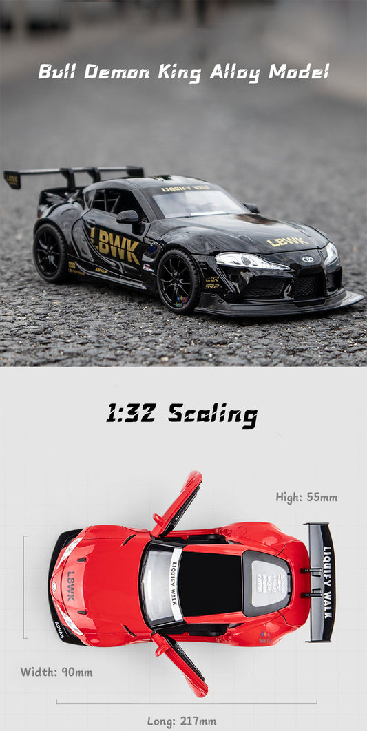 1:22 Big Size Metal Toy Car – Bull Demon King Pullback Alloy Car for Kids