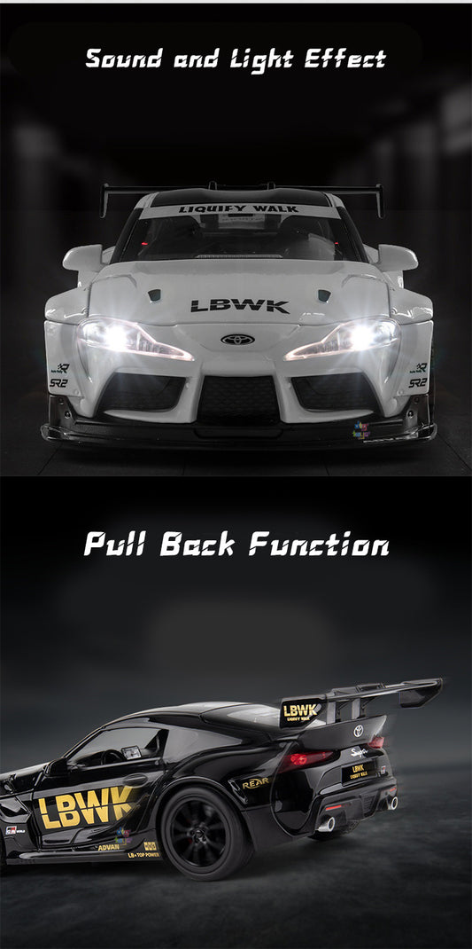 1:22 Big Size Metal Toy Car – Bull Demon King Pullback Alloy Car for Kids