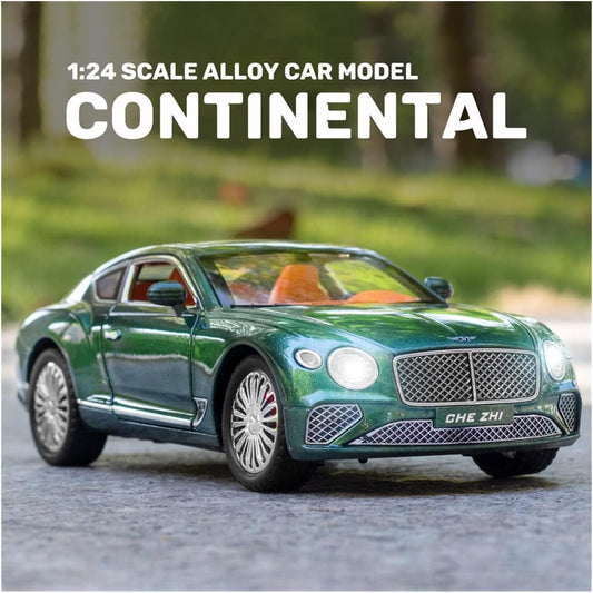 Bentley  1:24 Die-Cast Metal Collectible Car with Opening Doors and Bonnet