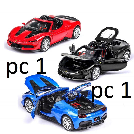 Ferrari j50 1:32 Die-Cast Metal Collectible Car with Opening Doors and Bonnet