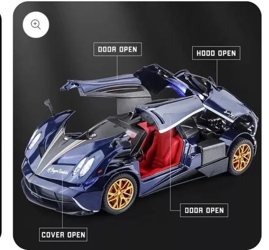 pagani huayra Die-Cast Metal Collectible Car with Opening Doors and Bonnet