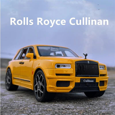ROLLS ROYCE CULLINAN 1:24 Die-Cast Metal Collectible Car with Opening Doors and Bonnet