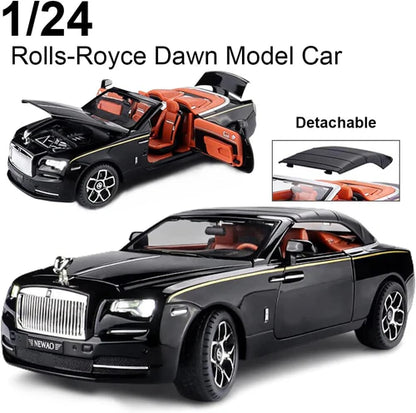 ROLLS-ROYCE CONVERTIBLE SUPER SPORTS 1:24 Die-Cast Metal Collectible Car with Opening Doors and Bonnet