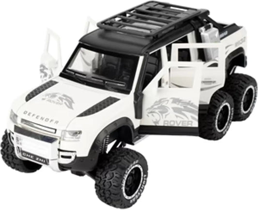 Land Rover Defender 1:24 Die-Cast Metal Collectible Car with Opening Doors and Bonnet