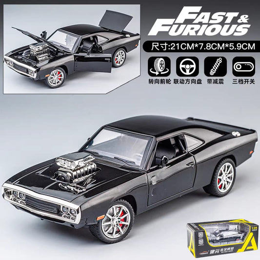fast and furious Dodge Charger 1:32 Die-Cast Metal Collectible Car with Opening Doors and Bonnet