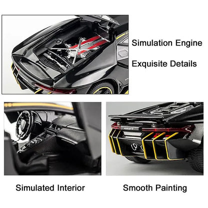 Lamborghini Centenario 1:32 Die-Cast Metal Collectible Car with Opening Doors and Bonnet