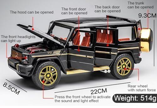 MERCEDES BENZ G-Class 1:24 Die-Cast Metal Collectible Car with Opening Doors and Bonnet