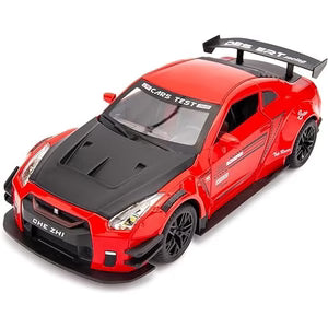 NISSAN GTR SUPER SPORT 1:24 Die-Cast Metal Collectible Car with Opening Doors and Bonnet