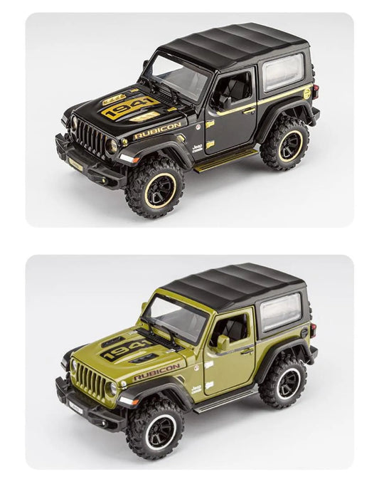 Die-cast 1941 Jeep Wrangler Rubicon Model Cars