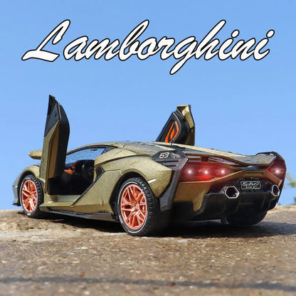 1:32 Scale Lamborghini Sian Style Die-Cast Toy Car