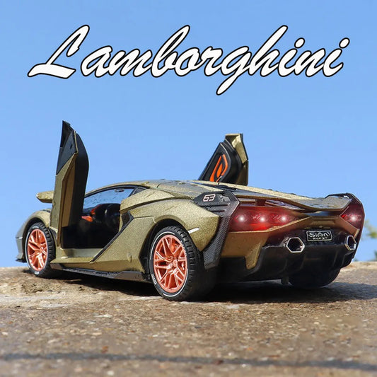 1:32 Scale Lamborghini Sian Style Die-Cast Toy Car
