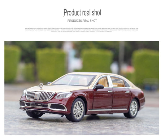 Mercedes Maybach  1:24 Die-Cast Metal Collectible Car with Opening Doors and Bonnet