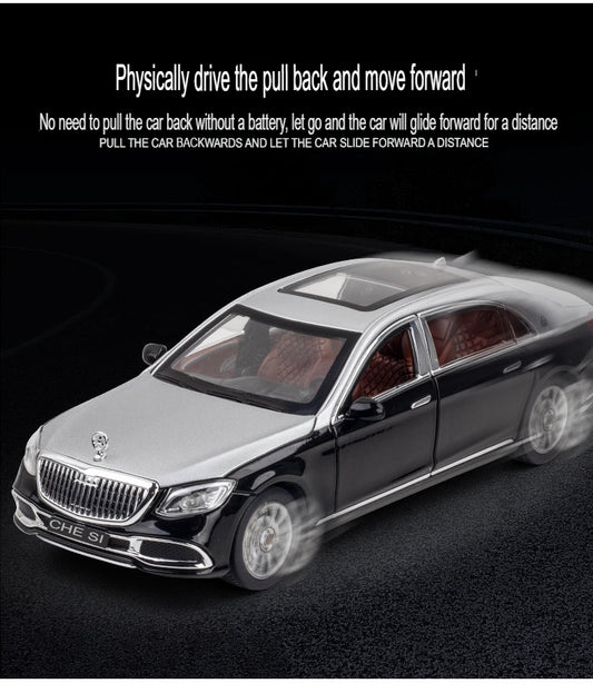 Mercedes Maybach  1:24 Die-Cast Metal Collectible Car with Opening Doors and Bonnet