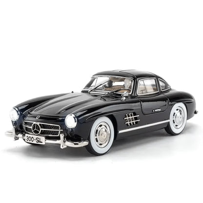 Mercedes-Benz 300SL Size Mercedes 1:24 Die-Cast Metal Collectible Car with Opening Doors and Bonnet