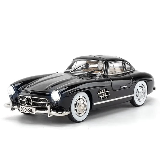 Mercedes-Benz 300SL Size Mercedes 1:24 Die-Cast Metal Collectible Car with Opening Doors and Bonnet