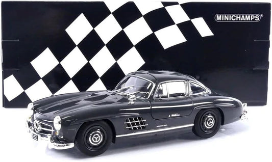 Mercedes-Benz 300SL Size Mercedes 1:24 Die-Cast Metal Collectible Car with Opening Doors and Bonnet
