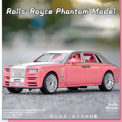 ROLLS ROYCE PHANTOM 1:24 Die-Cast Metal Collectible Car with Opening Doors and Bonnet